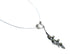Sterling Silver Turquoise Feather Italian Snake Chain Necklace Set AX129006
